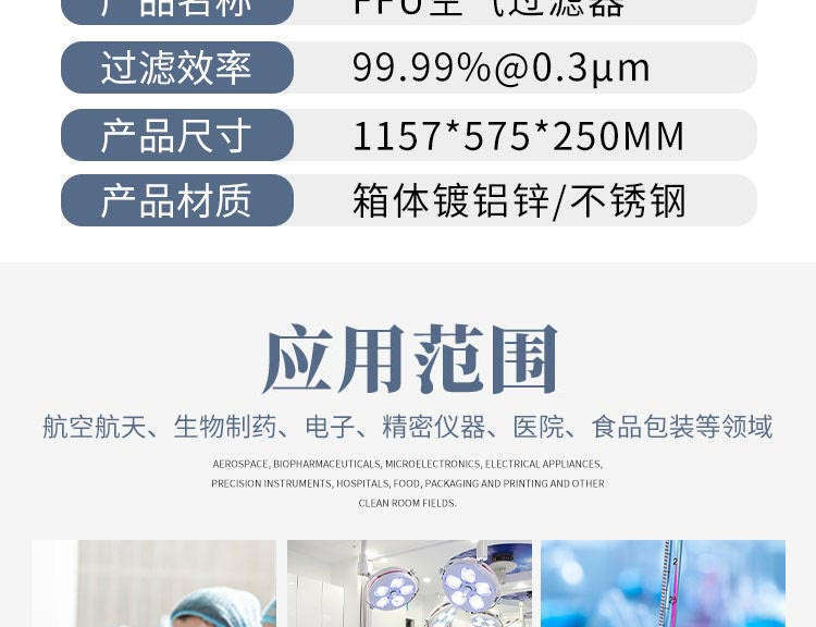 575*575型塑葉交流FFU